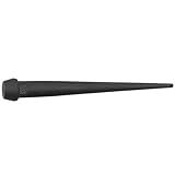 Klein Tools 3256 Broad-Head Bull Pin Made of Forged, Made in USA, Heat-Treaded Steel with Black Finish, 1-1/16-Inch