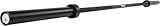 Fitvids 7ft Olympic Barbell 45LBS for Weightlifting and Powerlifting, 2 Inch Strength Training Bar with Needle Bearings, Black