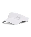Under Armour Men's Iso-Chill Launch Run Visor, (100) White/White/Reflective, One Size Fits Most