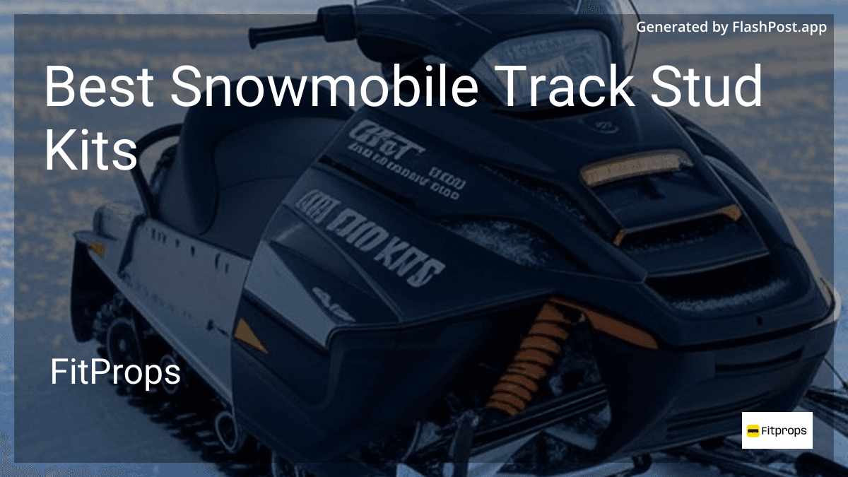 10 Best Snowmobile Track Stud Kits in May 2026