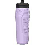 Under Armour Squeeze Water Bottles, 32 oz Water Bottles, Sideline Sports Water Bottle with Quick-Shot Lid, Quick & Easy Hydration, Gym Water Bottles, Squeeze Bottle, 1 32oz Bottle