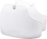 LEONARK FIE Certificate Fencing Sport Chest Guards - Adjustable Double Layer Soft Breast Protectors for Football Rugby Volleyball Baseball etc - Plastron for Foil Epee Saber Fencers (Male FIE, L)