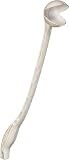 Speed Arm Ball Thrower | Cricket Practice Launcher & Pickup | Dog Fetch & Fold Set | Cricket Equipment (White, with Leather Ball)