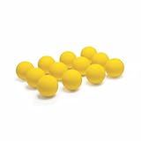 Champion Sports Lacrosse Balls – Official Size Equipment for Professional, College & Grade School Games, Practices & Recreation, NCAA, NFHS & SEI Certified, 12-Pack, Yellow