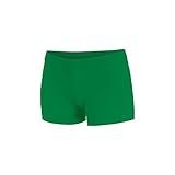 Chassé Girls Boy-Cut Cheerleading Briefs, Soft Mid-Rise Athletic Shorts (YXS, Kelly Green)