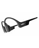 SHOKZ OpenRun Bone Conduction Open-Ear Bluetooth Sport Headphones, Running Workout Bundle with Waterproof Carrying Case & Sweat Headband, IP67 Sweat Resistant, 8H Playtime, Mic, Black