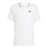 adidas Men's Club Tennis Climacool Pique Polo Shirt, White, Medium
