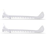 NANAOUS Ice Skate Guards Ice Skate Blade Covers Skate Blade Protector, 1 Pair of Adjustable Skate Guards for Hockey or Figure Skating (White)
