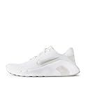 Nike Women's Flex Train Training/Workout Shoes, White/Metallic Silver-Photon Dust, 7