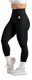 Gymreapers Infinity Seamless Workout Leggings for Women High Waist Seamless Leggings for Exercise Running Active Yoga Pants Black