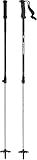 Atomic BCT Touring Adjustable Men's Ski Poles, Black/Silver, 110-135cm