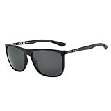 ZENOTTIC Square Polarized Sunglasses for Men Ultralight Carbon Fiber Sun Glasses Driving Fishing Golf Sports UV400 Protection