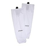 CCM Hockey SX5000 Series Solid Color Dry Fit Tube Practice Ice Hockey Socks (White, SR 30")