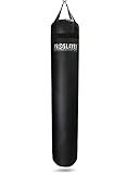 Proslayer 6ft Tall 150lb Muay Thai Kickboxing Boxing MMA Heavy Bag - Unfilled - Black - Made in USA
