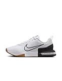 Nike Men's Air Max Alpha Trainer 6 Workout Shoes, White/White-Black-Gum Medium Brown, 10