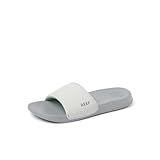 Reef One Slide Mens Sandal, Lightweight & Water Friendly, Grey/ Grey Stone, 9