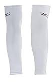 Mizuno Arm Sleeves, White, OSFM