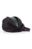 Horze Equestrian Bicycle Riding Easy-Carry Waterproof Nylon Helmet Bag Case - Black - One Size