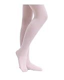 Stelle Girls' Footed Ballet Tights for Dance Class Toddler Kids,BP,XXS