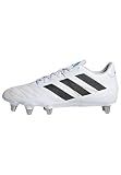 adidas, Unisex, Kakari Elite Soft Ground Rugby Boots, White/Black, Men 11, Women 12, Medium