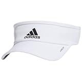 adidas Men's Superlite Visor – Lightweight Athletic Sport Hat for Workouts, 2.0/White/Black Reflective, OSFA