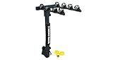 Rhino Rack Bike Rack - Fits Up to 4 Bikes, 60kg Capacity, 2" Hitch Mount for Car, Strong Stabilization, Tilts for Easy Access, Folding Arm, Adjustable Straps, Ideal Bike Storage Solution