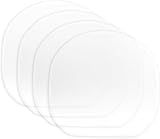 Junfamilee 4 Pcs Transparent Table Tennis Rackets Adhesive Protective Film Adhesive Protective Film for Table Tennis Rubber Protector Maintenance Cover Table Tennis Accessories