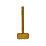 General Motors GM Mulberry Cricket Bat Mallet | Color: Beige | Size: Standard | Material: Wood | Long Handle | Hammer for Effective Bat Knocking | Can use at Home & Professional