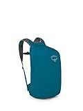 Osprey Ultralight Collapsible Stuff Pack - Lightweight, Packable Travel Backpack — Extra Bag For Travel and Every Day — 18 L Capacity Daypack to Expand Luggage, Waterfront Blue
