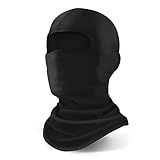 YESLIFE Balaclava Black Ski Mask for Men and Women, Winter Face Mask, Shiesty for Skiing, Snowboarding & Motorcycle, Black