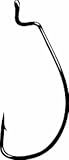 Gamakatsu 25 Pack EWG Offset Worm Hook (Black, 1) (58410-25)