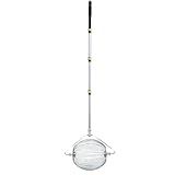 ODISON Tennis Ball Picker, 35+ Balls Capacity Ball Collector with Adjustable Handle, Lightweight Ball Retriever for Tennis, Padel, Baseball, Suitable for All Courts and Ages