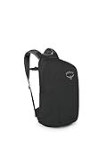 Osprey Ultralight Collapsible Stuff Pack - Lightweight, Packable Travel Backpack — Extra Bag For Travel and Every Day — 18 L Capacity Daypack to Expand Luggage, Black