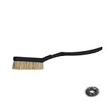 Footless Bird Rock Climbing & Bouldering Brush, Ergonomic, High Density Wild Boar's Thick Hair Bristles, 100% Recyclable, Strong Outdoor & Indoor Free Spiky Ring, Black