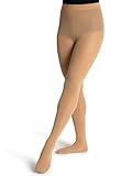 Capezio womens Studio Basics Footed tights, Caramel, Small-Medium US