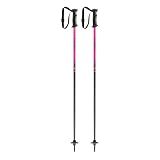 LEKI Kids' Rider Ski Poles - Black - Pink - 100cm