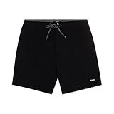 Hurley Men's Phantom Eco One & Only 18in Outseam Boardshort, Black, 34IN