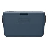 Coleman Chiller 48qt Portable Cooler with Ice Retention and 2-Way Heavy Duty Handles, Leak Resistant, Great for Camping, Concerts, Sports, and More, Sapphire