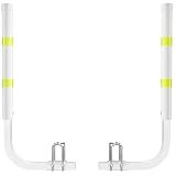 Josmimic Boat Trailer Guide-ons, 40"/48" Adjustable Galvanized Steel Boat Guide Poles with PVC Pipes & Reflective Tape for Bass Boats, Center Console Boats, Ski Boats & Jon Boats, 2PCS