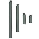 AOOHYEO 14mm CCW to 14mm CCW 0.8″ 2.4″ 4.8″ 7.1″ Outer Diameter 0.75” （19mm） Black Tube M14x1 Left Threaded Extension Accessories Four Pieces (Black)