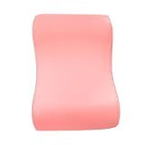 Vaveren Pilates Reformer Head and Neck Support Pillow, PU Leather Cushion for Home and Gym Use, Pink