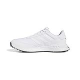 adidas Men's S2G Spikeless 24 Golf Shoes, Footwear White/Core Black, 9