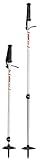 MSR DynaLock Trail 2-Section Alumunium Backcountry Poles, White, 80-140cm