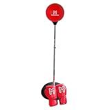 MAHIPAR Punching Bag with Stand for Adults & Teens - Heavy Punching Bag, Boxing Bag & Boxing Equipment Set with Reflex Bag, Speed Bag & Gloves - Adjustable Height for MMA, Kickboxing & Cardio Training