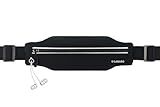 Slim Running Belt Fanny Pack for Men Women, Running Phone Holder Runners Pouch Waist Pack for Workout, Money Belt, Running Gear Accessories [Fits ALL Phones]