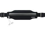 Slim Running Belt Fanny Pack for Men Women, Running Phone Holder Runners Pouch Waist Pack for Workout, Money Belt, Running Gear Accessories [Fits ALL Phones]