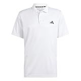 adidas Men's Training Essentials Training Polo Shirt, White, Small