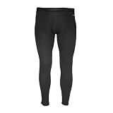 Carhartt Men's Force Midweight Waffle Base Layer Pant, Black, Medium