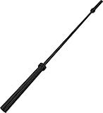 CAP Barbell 7 ft. Olympic Bar, 28mm Grip Diameter, Bronze Bushings, Black, 51.75 inches (New Version)
