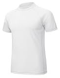 MAGCOMSEN Men's Swim Shirts Rash Guard UPF UV Short Sleeve Water Surf Shirt